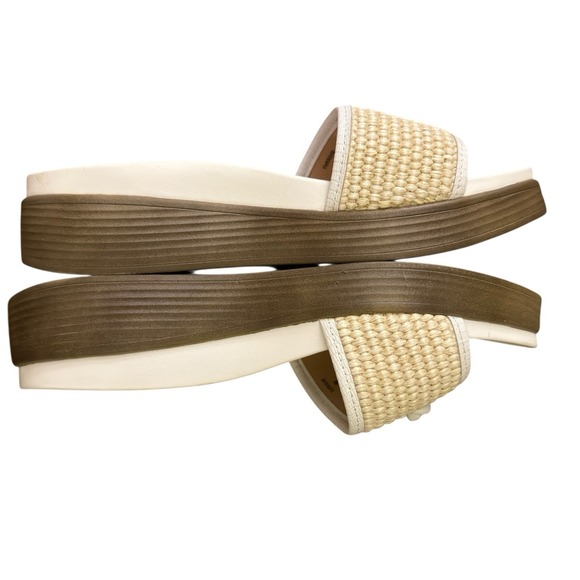 Donald J Pliner Women's Sz. 8 Farrah‎ Platform Sandal In Platino - Picture 7 of 7